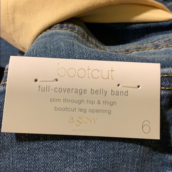 A:Glow Maternity size 6 Bootcut Jeans - Picture 5 of 8